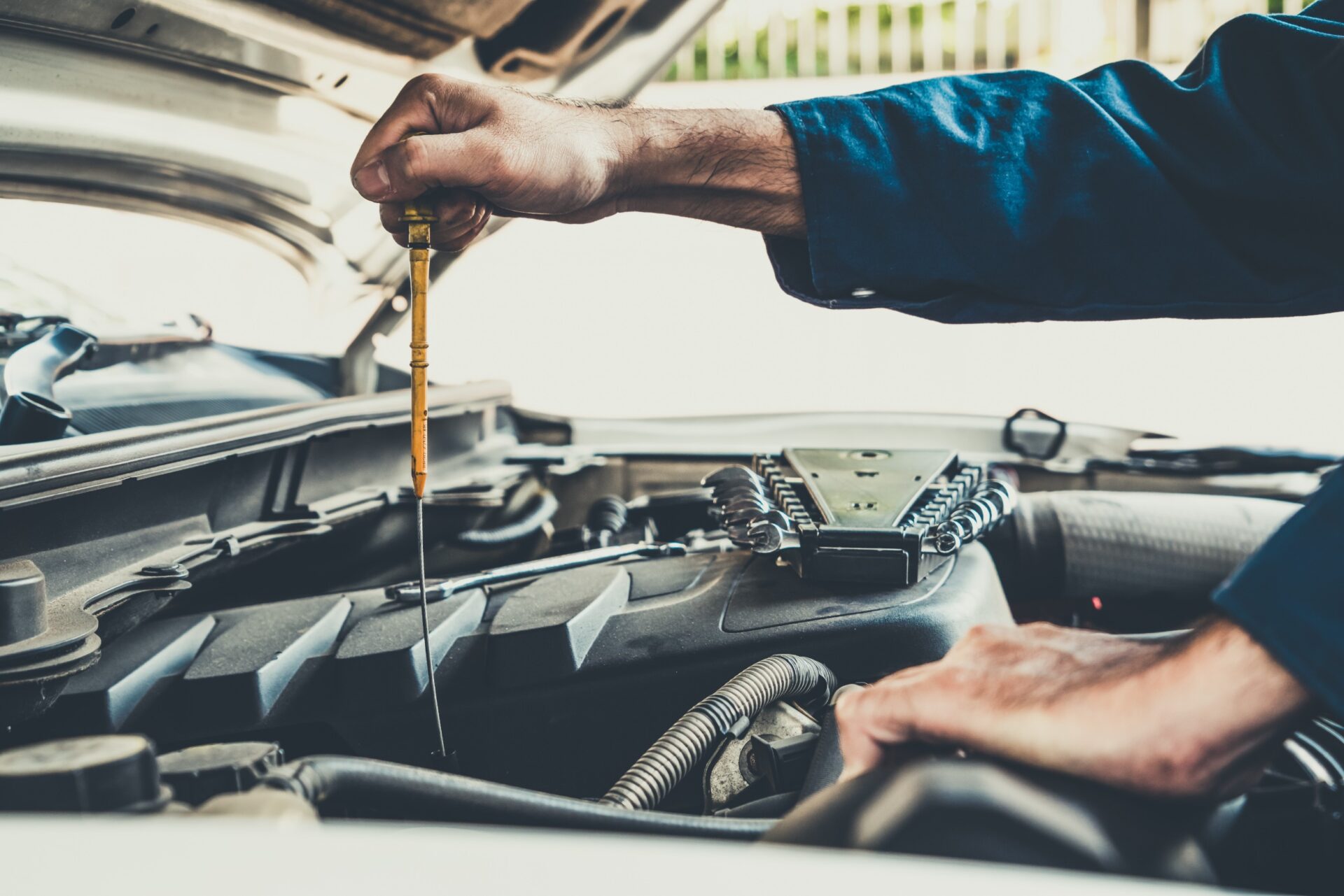 mechanic providing car repair and maintenance service