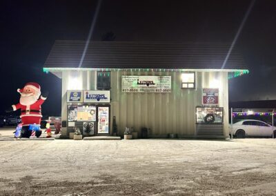 Kitson service shop in night view